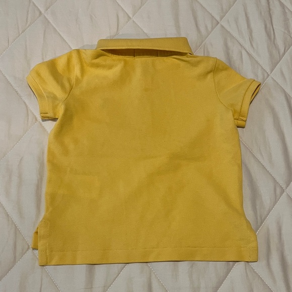 Boys 2T Polo by Ralph Lauren Yellow Classic Polo Shirt - Picture 3 of 5